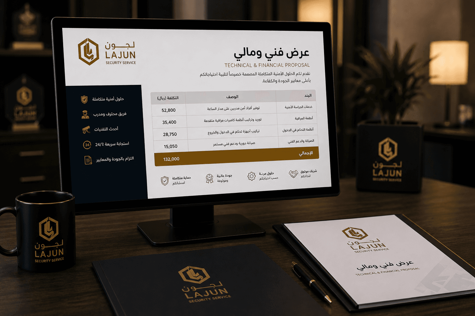 إعداد العرض والخطة